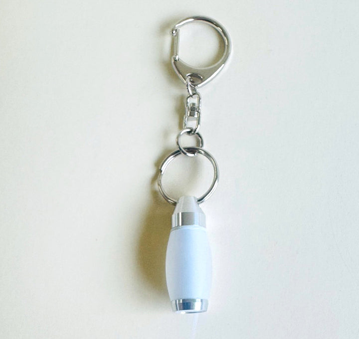 カラーメモリアルキーホルダー（ホワイト）