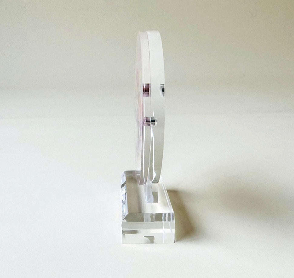 メモリアルアクリル位牌 丸型（デザイン全9種）