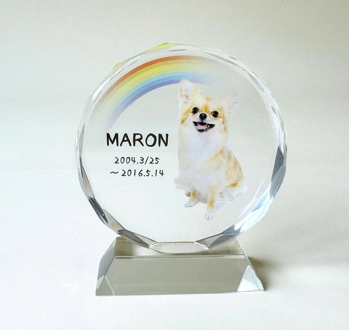 クリスタル位牌 サークルスタンド（デザイン全6種）