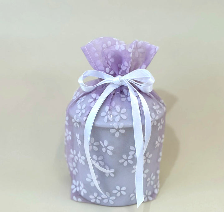 花柄オーガンジー