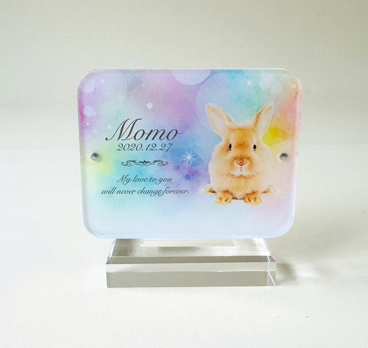 メモリアルアクリル位牌 四角型（デザイン全9種）