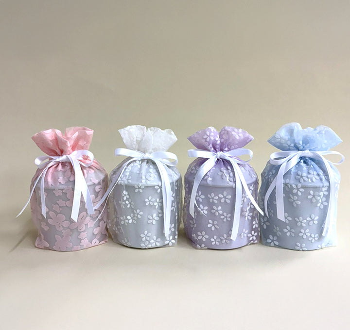 花柄オーガンジー