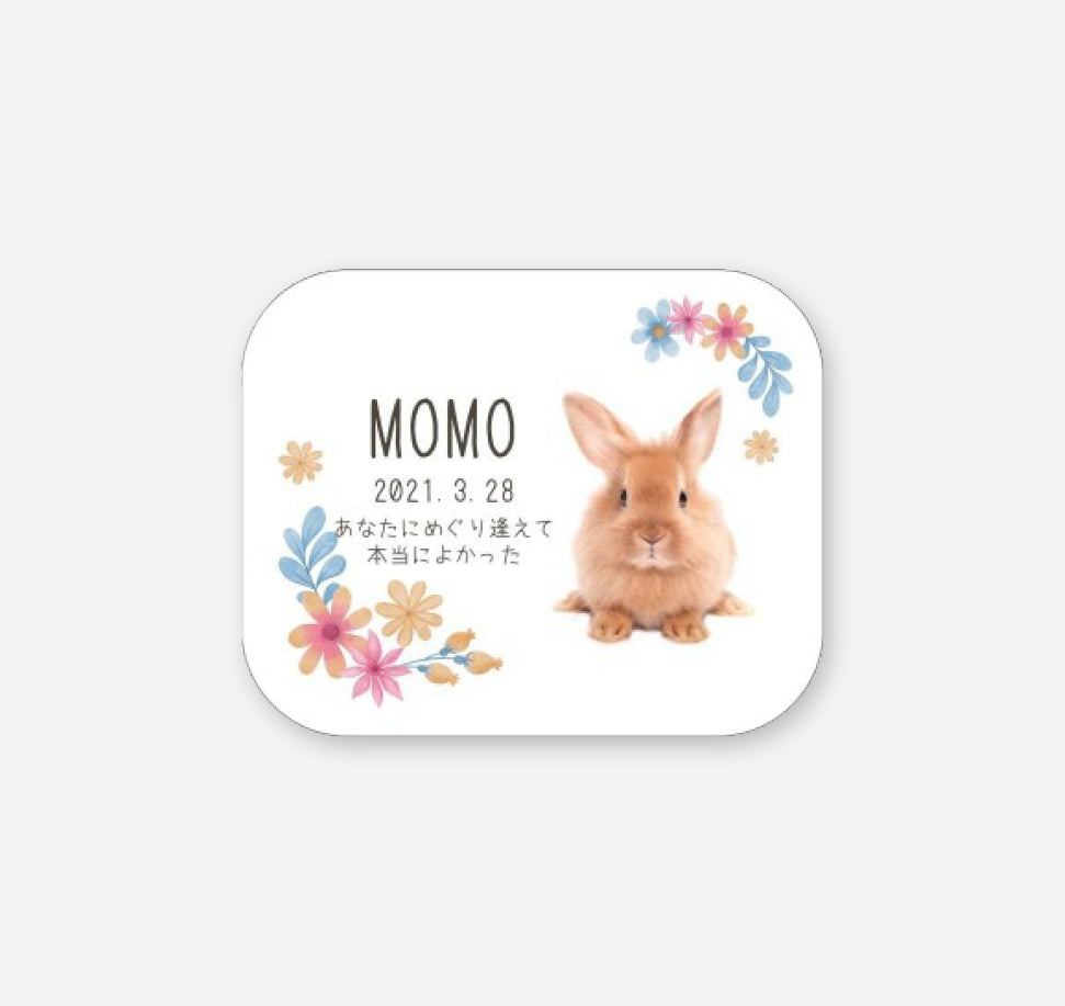 メモリアルアクリル位牌 四角型（デザイン全9種）